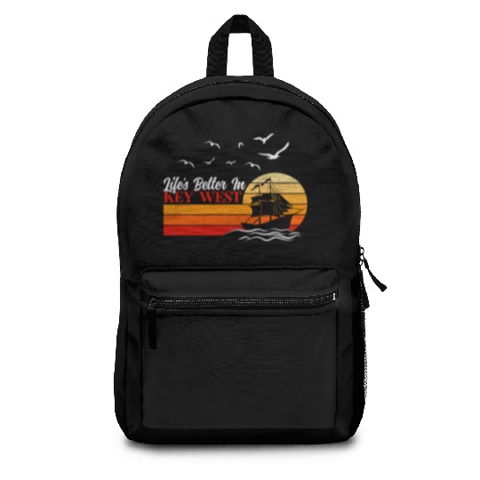 KEY-WEST FLORDIA Sailing West Keys Sailing Outfit Backpacks