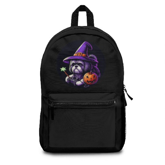 Dog lovers and gamers love fantasy Halloween Backpacks