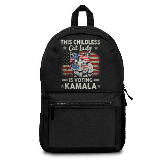 This Childless Cat Lady is Voting Kamala Harris 20 Backpacks