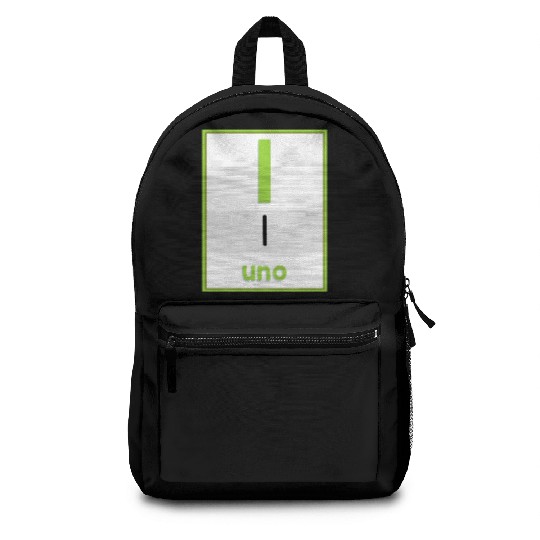 Spanish numbers Uno Backpacks