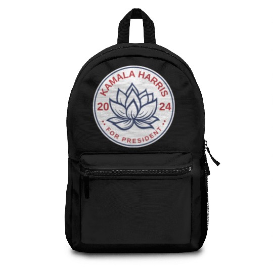 Kamala Harris For President Kamala Lotus Backpacks
