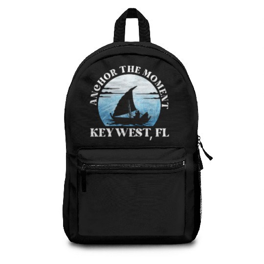 Florida ANCHOR THE MOMENT KEY-WEST, FL Vintage Backpacks