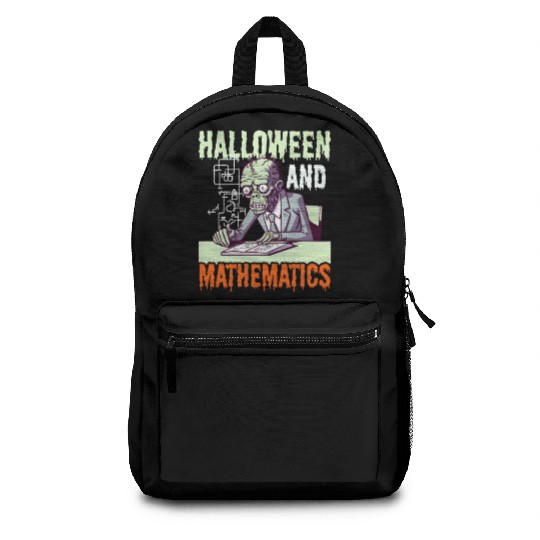 Halloween Math Teacher Halloween And Mathematics Backpacks