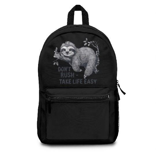 Relaxing Sloth - Take Life Easy Backpacks