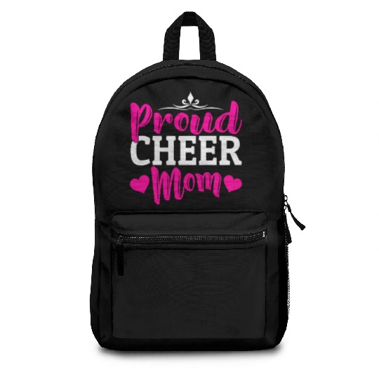 Proud Cheer Mom Cheerleading Mommy Mother's Day Backpacks