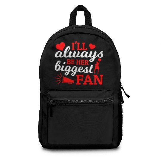 Always Her Fan Cheer Mom Cheerleading Mother's Day Backpacks