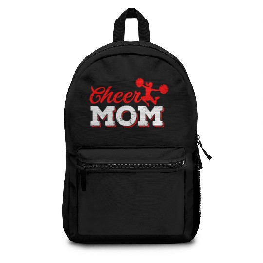 Cheer Mom Funny Cheerleading Mommy Mother's Day Backpacks