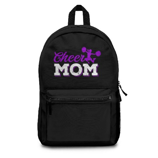 Cheer Mom Funny Cheerleading Mommy Mother's Day Backpacks