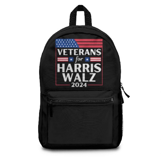 Veterans For Harris Walz 2024 Backpacks