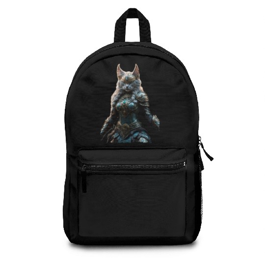 Valkyrie cat (Viking cat) Valhalla calling Backpacks
