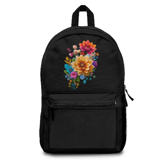 Vintage Floral Aesthetic: Watercolor Nature Blooms Backpacks