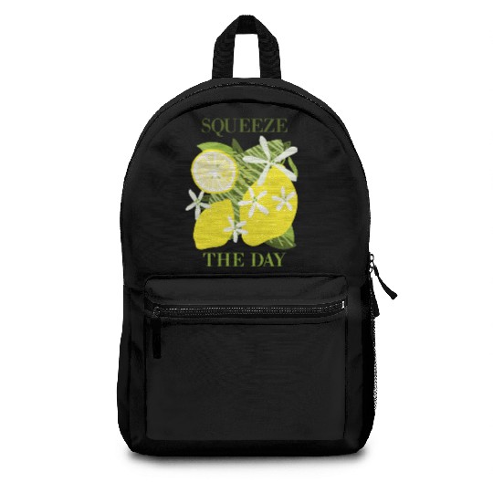 Citrus Lover Squeeze the day Backpacks