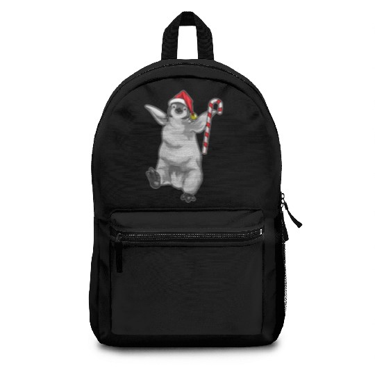 Penguin Christmas Candy cane Backpacks