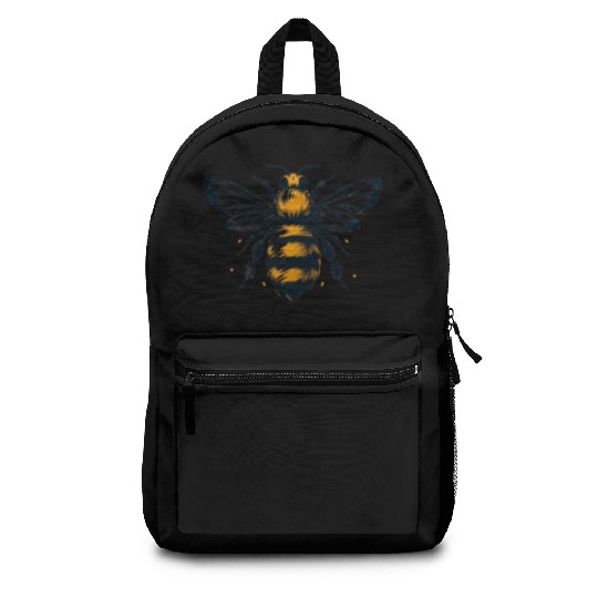 Honey Bee Insect Art 2 Backpacks