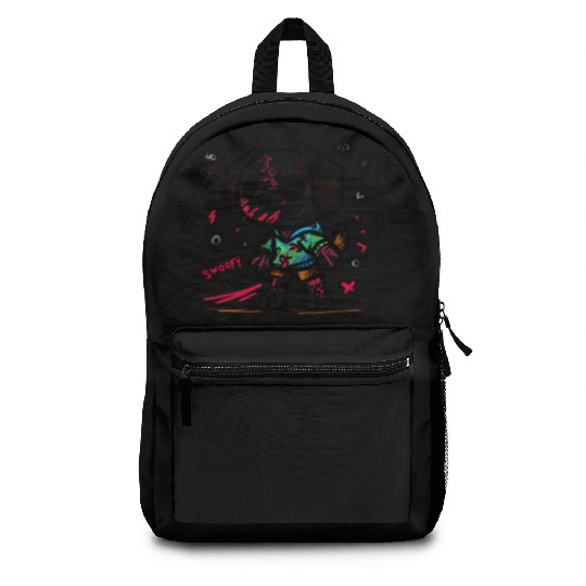 Spooky season zombie dog Backpacks