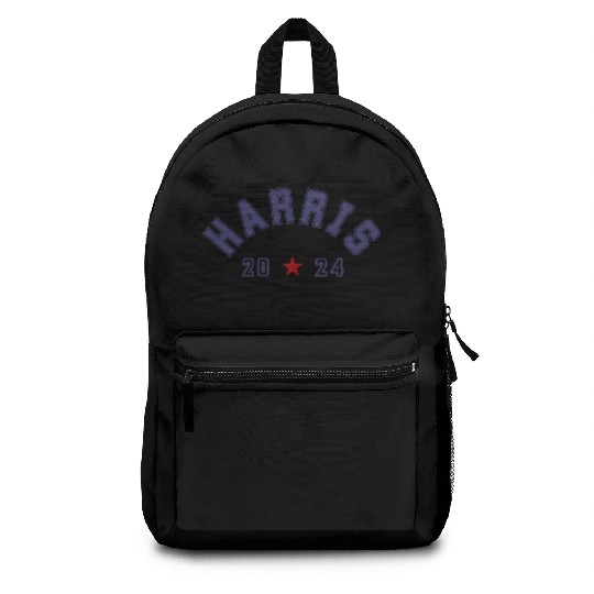 Kamala Harris 2024 Athletic Typography Backpacks