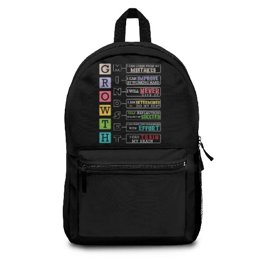 Growth Mindset Positive School Classroom Teacher Backpacks