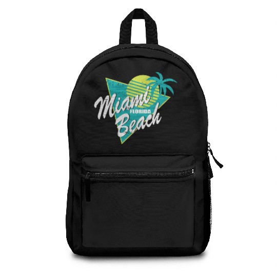 Miami Florida Beach Backpacks