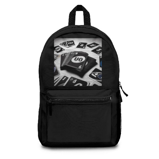 Black Uno Cards Backpacks