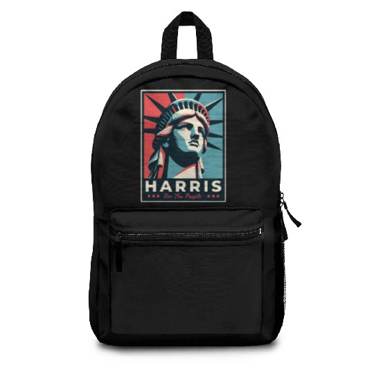 Harris 2024 statue of liberty Kamala Harris Backpacks