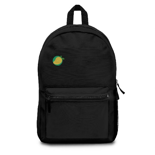 Green Mango Logo Design Backpacks