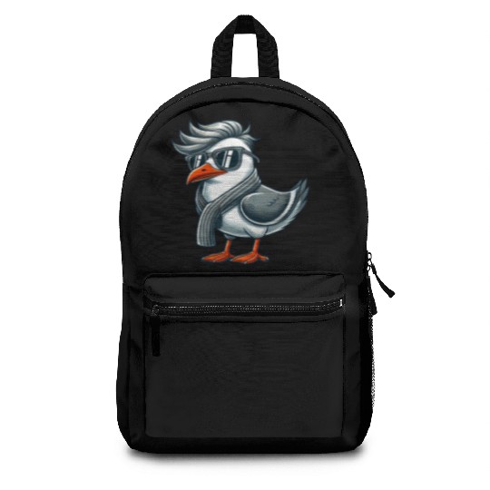 Cool seagull sunglasses summer North Sea Baltic Backpacks