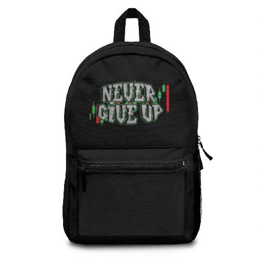 never give up Backpacks