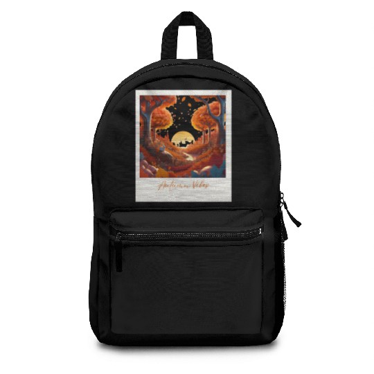 Autumn Vibes Surrealism Backpacks