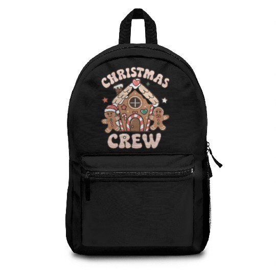 Christmas Crew Gingerbread Backpacks