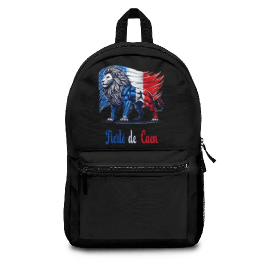 The pride of Caen flag design Backpacks