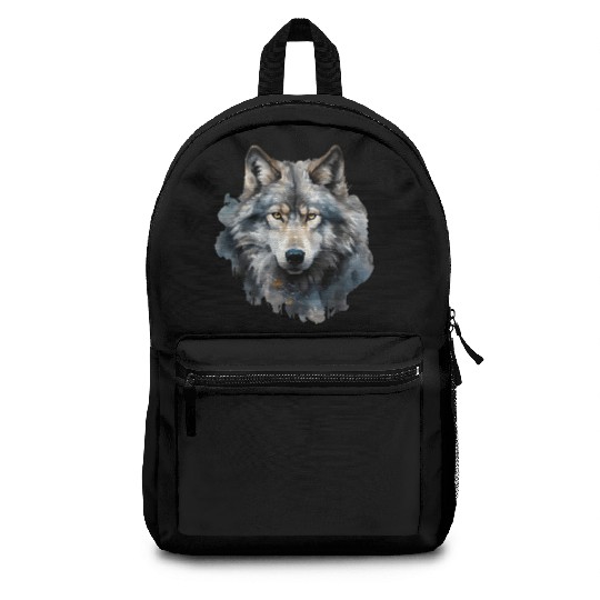 "The Call of the Wild: Wolf Art" Backpacks