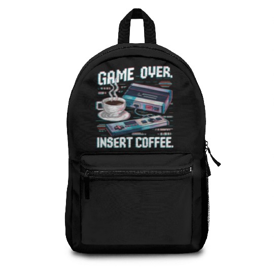 Game Over Insert Coffee 01 Backpacks
