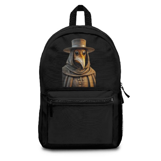 Golden Plague Doctor Backpacks