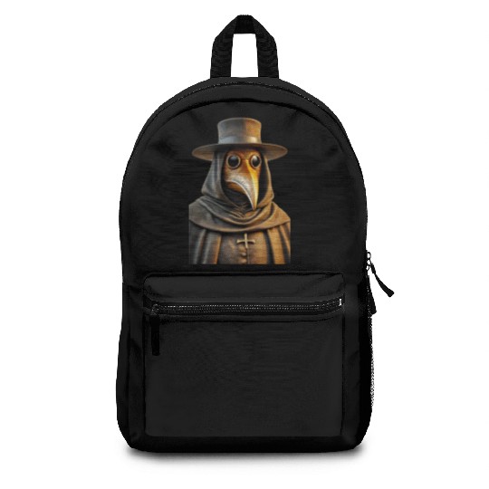 Golden Plague Doctor Backpacks