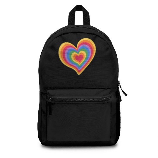 Love is Love Embrace Every Kind of Love Backpacks