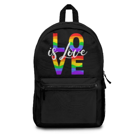 Love is Love Gay Pride LGBTQ Backpacks