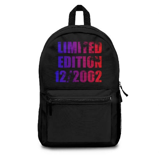 22nd birthday Limited Edition 12/2002 Backpacks