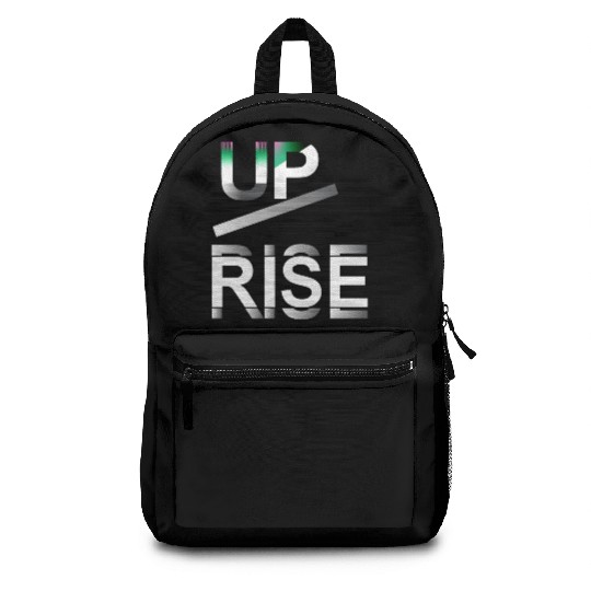 uprise classical typography design Backpacks