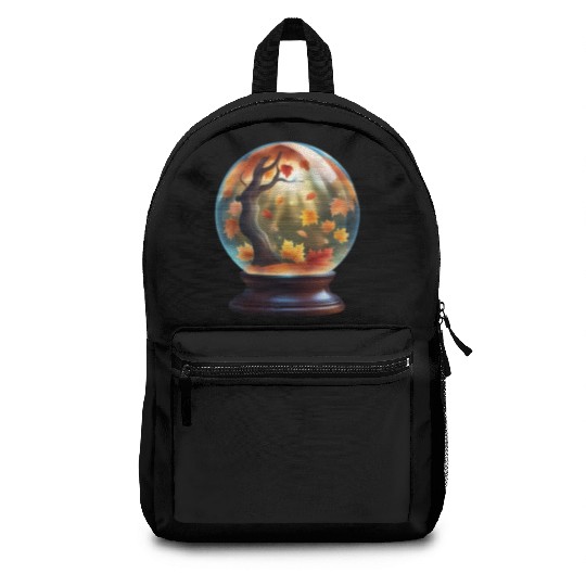 Autumn crystal ball. Backpacks