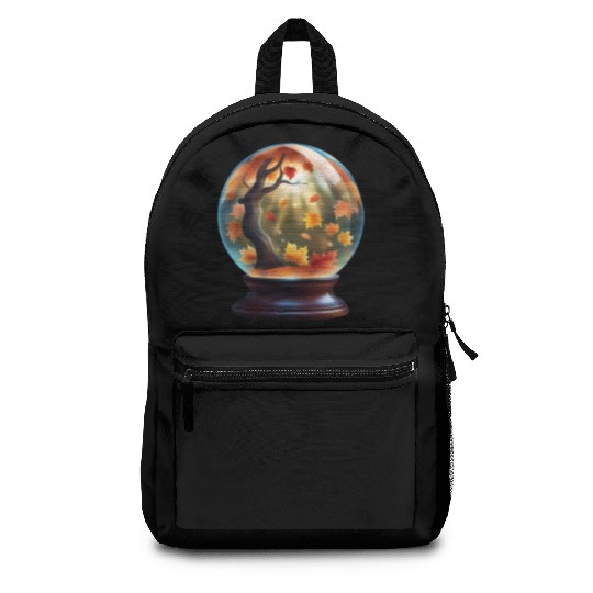 Autumn crystal ball. Backpacks