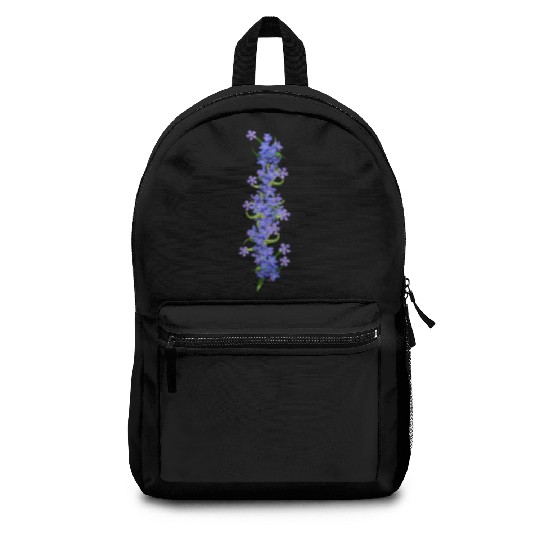 evergreen blue flowers blue blooms Backpacks