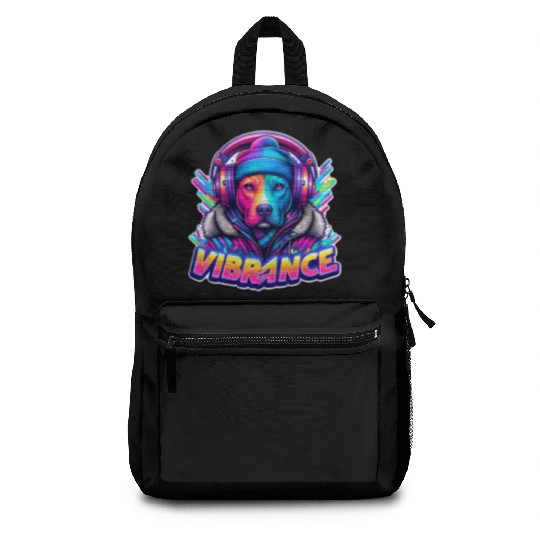 Neon Vibes Pit Bull Backpacks