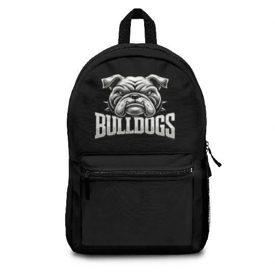 Bulldogs Mascot Back To School Team Spirit Backpacks