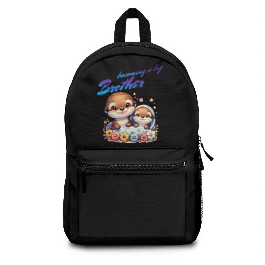 Soon I'll Be A Big Brother, Sweet Otter Brother Backpacks