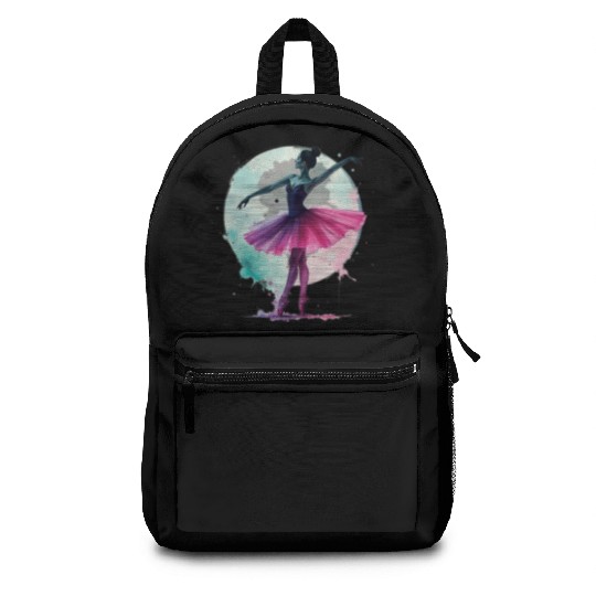 Ballerina Watercolor Backpacks
