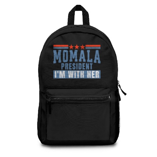 MOMALA PRESIDENT: I'M WITH HER Kamala Harris 2024 Backpacks