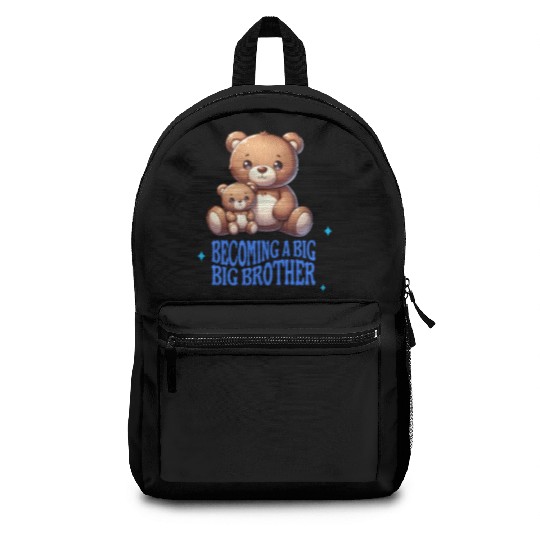 Soon I'll Be A Big Brother Cute Teddy Bears Backpacks