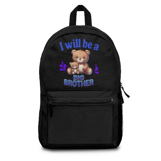 I'm Going To Be A Big Brother Cute Teddy Bears, Backpacks