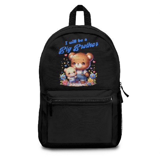 I'm Going To Be A Big Brother Cute Teddy Bears, Backpacks