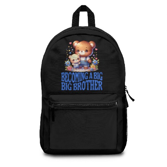 Soon I'll Be A Big Brother Cute Teddy Bears Backpacks